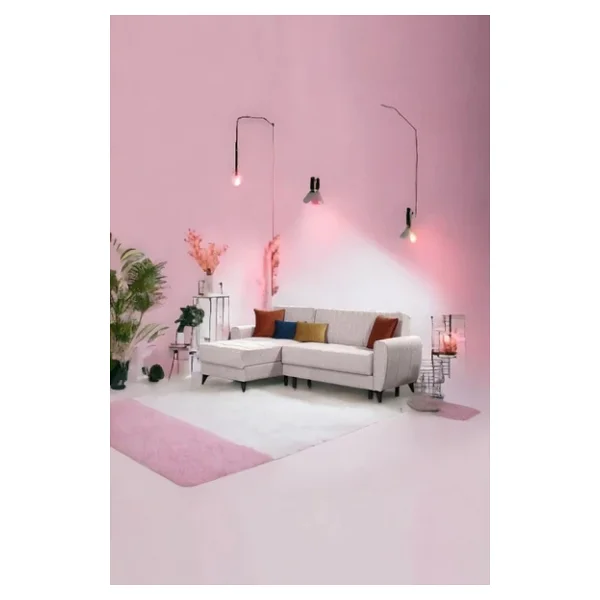 nikshop Nice Köşe Koltuk Takımı - Krem - Görsel 3