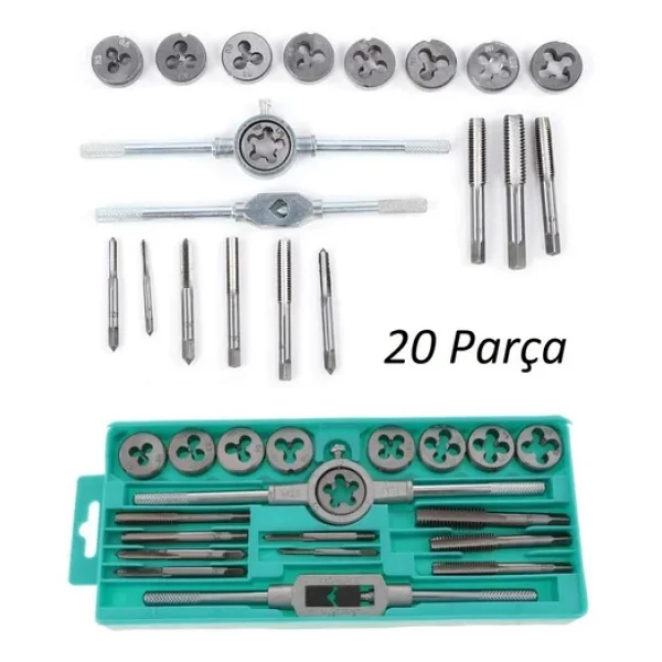 Revello 20 Parça Kılavuz Pafta Seti - Görsel 2