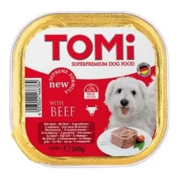 Tomi Pate Dana Etli 300 gr Yetişkin Köpek Yaş Maması - Görsel 2