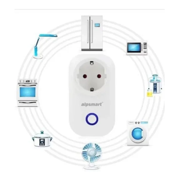 Alpsmart AS816EU 16 Amper Wi-Fi Akıllı Priz - Görsel 2