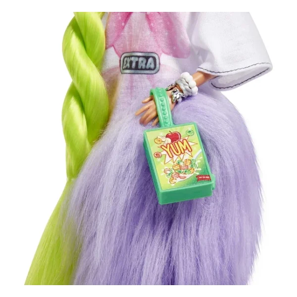 Barbie Extra Neon Saçlı Bebek HDJ44 - Görsel 5