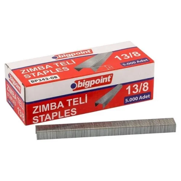 Bigpoint Zımba Teli 13/8 5000 Adet - Bp343-08 - Görsel 5