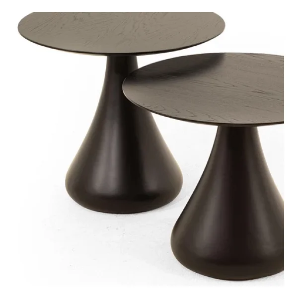 Mushroom Set Sehpa Mantar Sehpa Siyah Rehome - Görsel 5