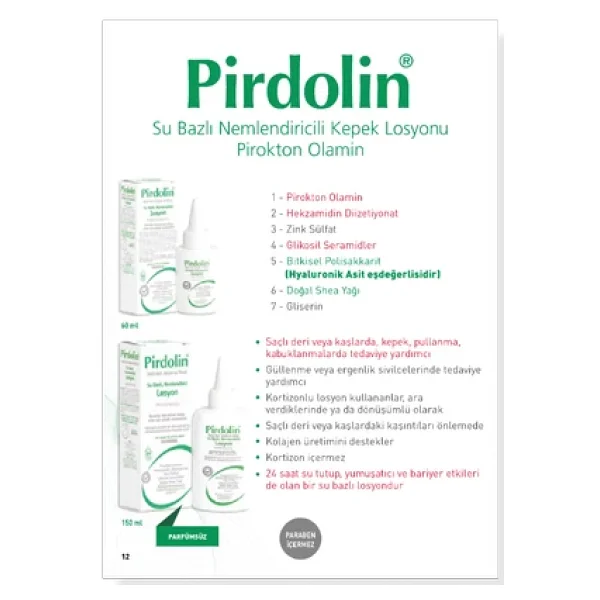 Dermadolin Pirdolin Su Bazlı Nemlendirici Losyon 150 ml - Görsel 7
