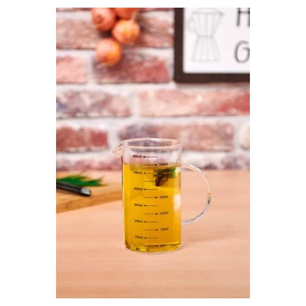 Paçi Borosilikat Cam Ölçü Kabı - 600 Ml - Görsel 2