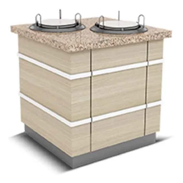 Empero GLT.TD.01 Galata Tabak Dispenseri Isıtmalı 2 Tabak 110x90x90 cm - Görsel 2