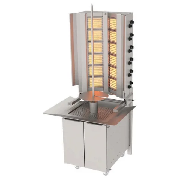 Atalay ADG-12DS 6+6 Radyanlı Gazlı Döner Makinesi - Görsel 2