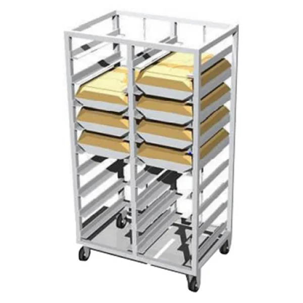 Atalay ATAT-3753-/-18 Tepsi Taşıma Arabaları - 18 Termotray Tepsi - Görsel 2