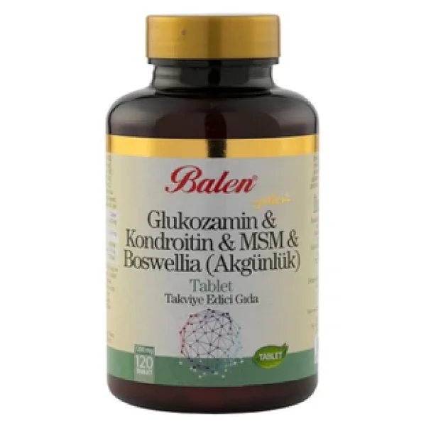Balen Glukozamin Kondroitin MSM Boswelia 1200 mg 120 Tablet - Görsel 5