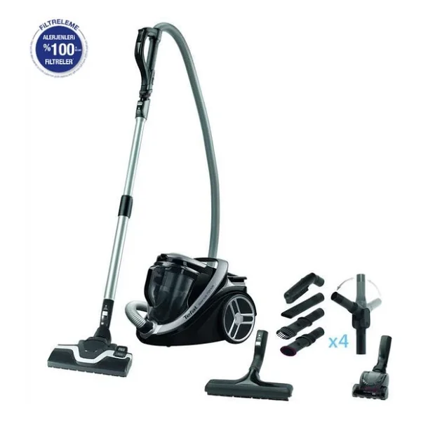 Tefal 5 Silence Force Cyclonic TW7689 550 W Toz Torbasız Elektrikli Süpürge - Görsel 2