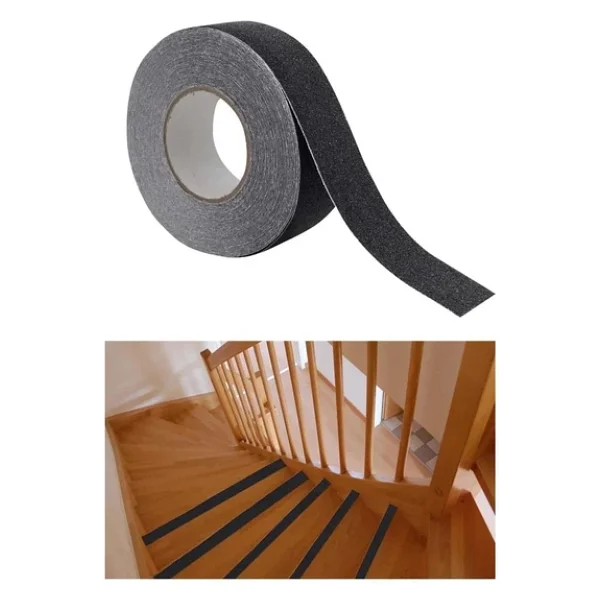 Merdiven Zemin Kaydırmaz Bant Siyah 50 Mm X 25 Mt - Görsel 2