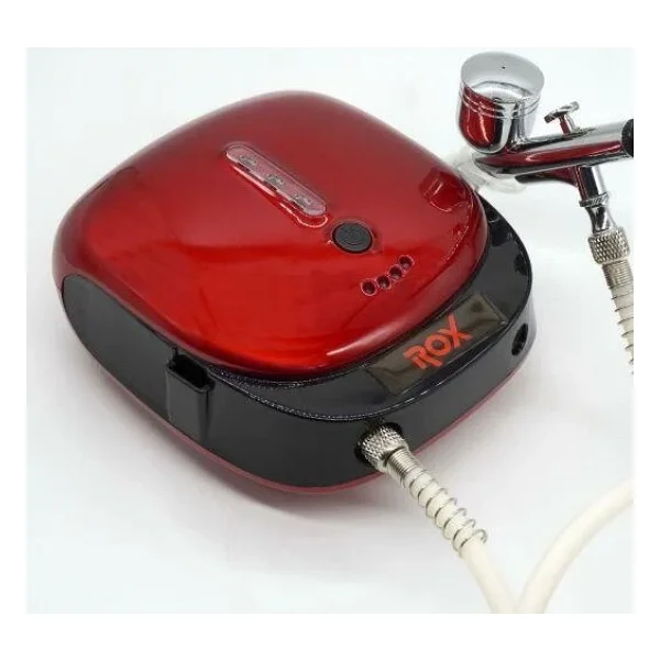 Rox 0066 Akülü Airbrush Kompresör Mini Boya Tabancası - Görsel 3