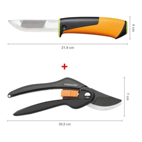 Fiskars 111260-1000567 Budama Makası P26 + Bileyicili Ağır Iş Bıçağı - Görsel 4
