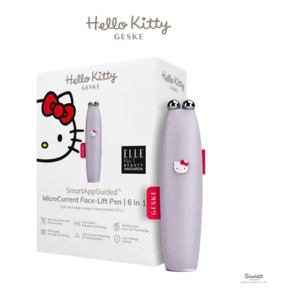Geske Hello Kitty Titreşimli Mikro Akım Yüz Sıkılaştırıcı Akıllı Kalem - Görsel 7
