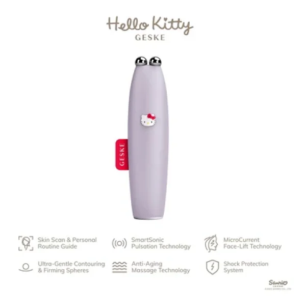 Geske Hello Kitty Titreşimli Mikro Akım Yüz Sıkılaştırıcı Akıllı Kalem - Görsel 4