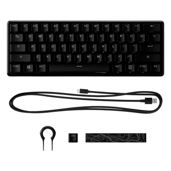 HyperX Alloy Origins RGB %65 TKL Aqua Kablolu Mekanik Oyuncu Klavyesi - Görsel 10