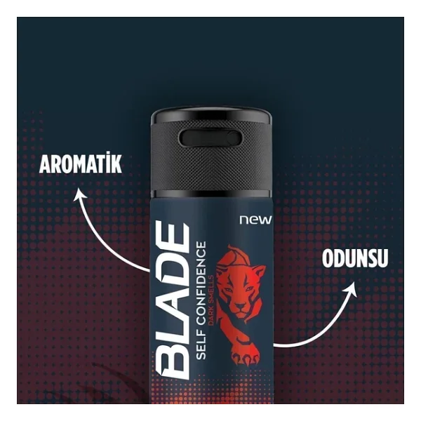 Blade Self Confidence 150 ml Erkek Deodorant - Görsel 3