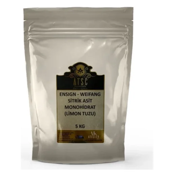WEİFANG Limon Tuzu Sitrik Asit (RZBC) 5 Kg - Görsel 3