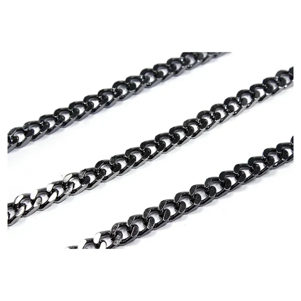 Metal Çanta Ve Takı Zinciri 10 Mm (1 Metre) Siyah - Görsel 2