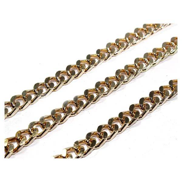 Metal Çanta Ve Takı Zinciri 10 Mm (1 Metre) Altın - Görsel 2