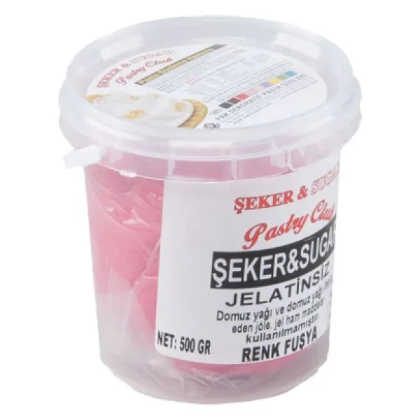 Şeker & Sugar Fuşya 500 gr Şeker Hamuru - Görsel 2