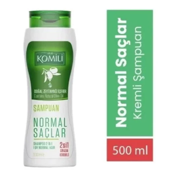 Komili Normal Saçlar için 2'si 1 Arada Şampuan 500 ml - Görsel 7