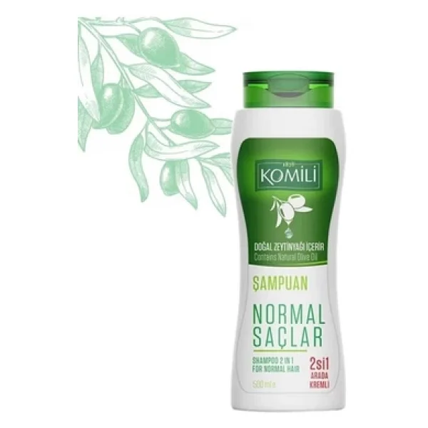 Komili Normal Saçlar için 2'si 1 Arada Şampuan 500 ml - Görsel 8