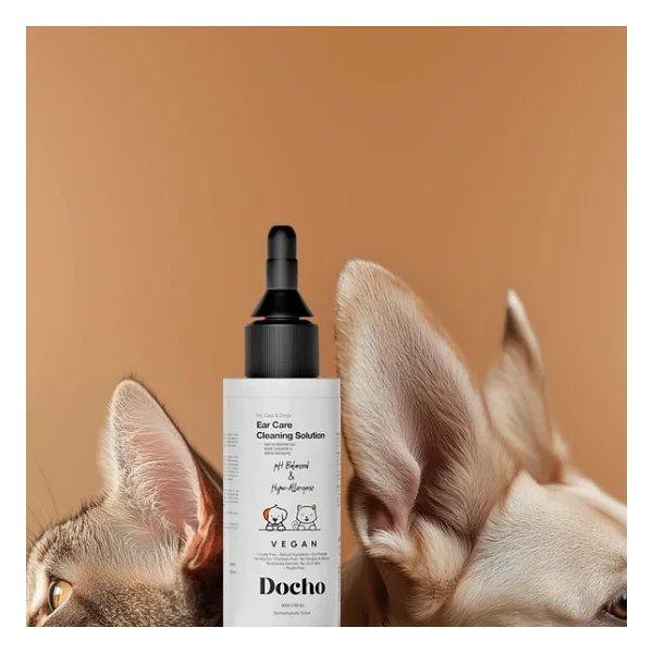 Docho Kedi ve Köpekler için 50 ml Kulak Temizleme ve Bakım Solüsyonu - Görsel 6