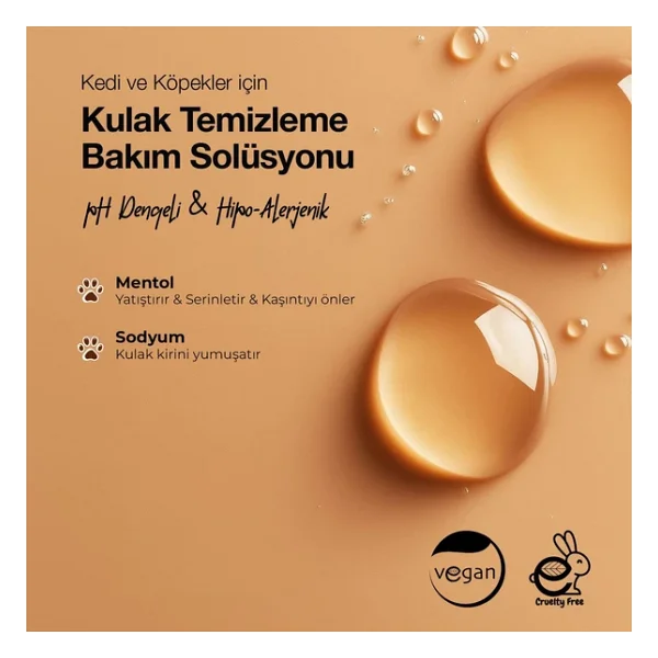 Docho Kedi ve Köpekler için 50 ml Kulak Temizleme ve Bakım Solüsyonu - Görsel 4