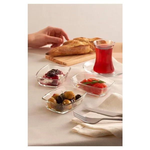 Paşabahçe Tokio 54673 2'li 14 cm Servis Tabağı - Görsel 6