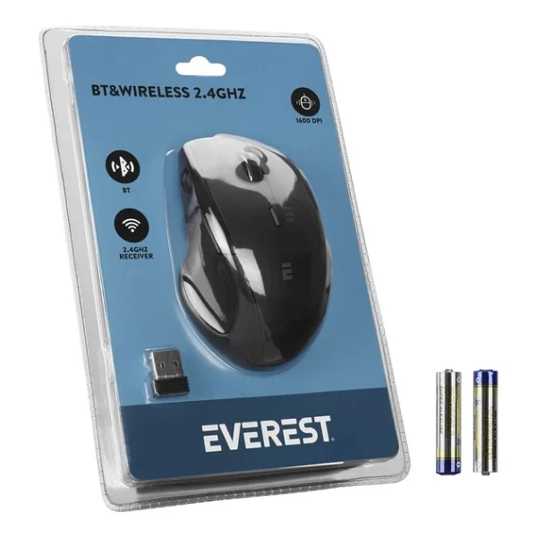 Everest SM-32BT Ergonomik Optik Kablosuz Mouse - Görsel 7