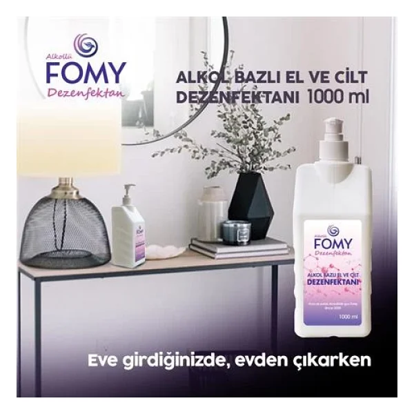 Fomy Alkollü 1 lt El ve Cilt Dezenfektanı - Görsel 5