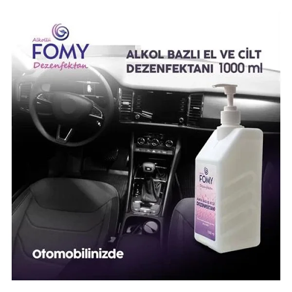 Fomy Alkollü 1 lt El ve Cilt Dezenfektanı - Görsel 6