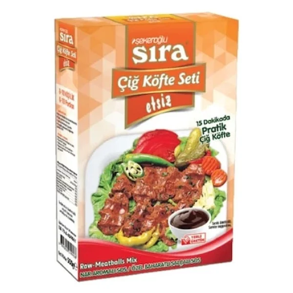 Şekeroğlu 500 gr Sıra Çiğ Köfte Seti Etsiz - Görsel 2
