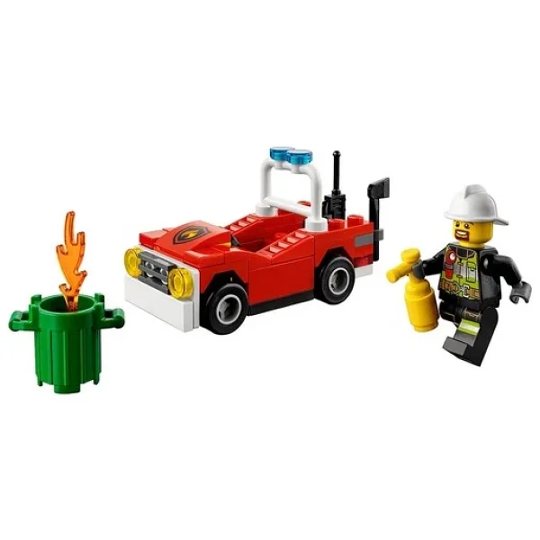 Lego 30347 City Fire Car - Görsel 5