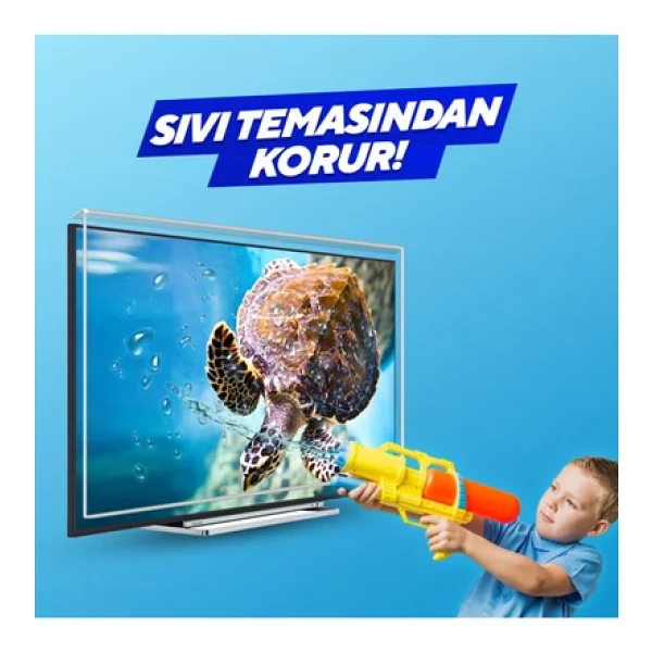 Coruıan Coruıan 32" 82 Ekran Tv Ekran Koruyucu / Ekran Koruma Paneli - Görsel 6