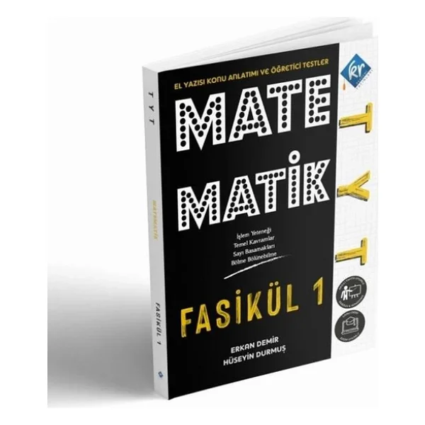 KR Akademi Yayınları TYT Matematik El Yazısı Konu Anlatım 1. Fasikül - Görsel 3