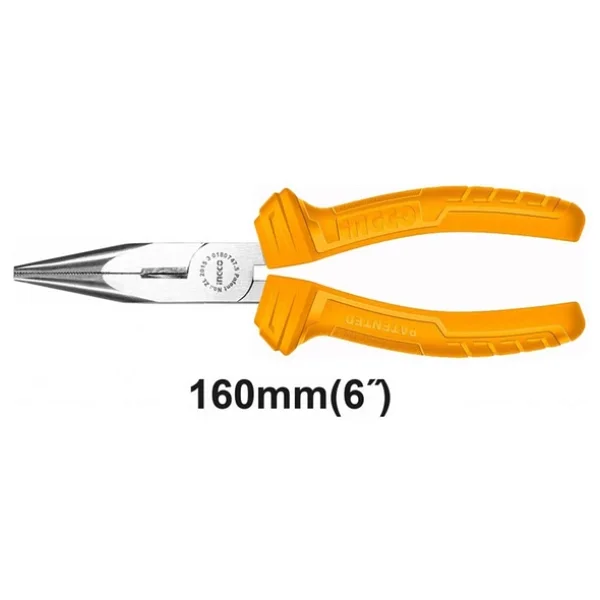 Ingco Steel Mini Dişli Keskili İnce Kargaburun 160 Mm - Görsel 3