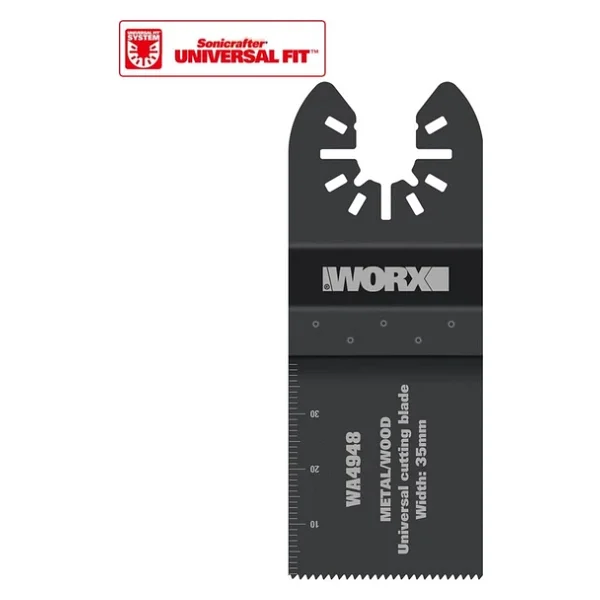 Worx WA4948 Çok Amaçlı Raspalama Makinesi için 35x40mm Ahşap, Fiberglas, PVC Universal Kesme Bıçağı - Görsel 3