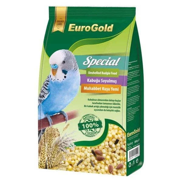 EuroGold Special 500 gr Kabuksuz Muhabbet Kuşu Yemi - Görsel 6