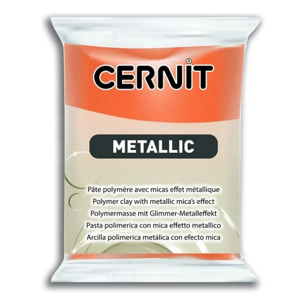Cernit Metallic Polimer Kil 56 Gr 775 Rust - Görsel 3