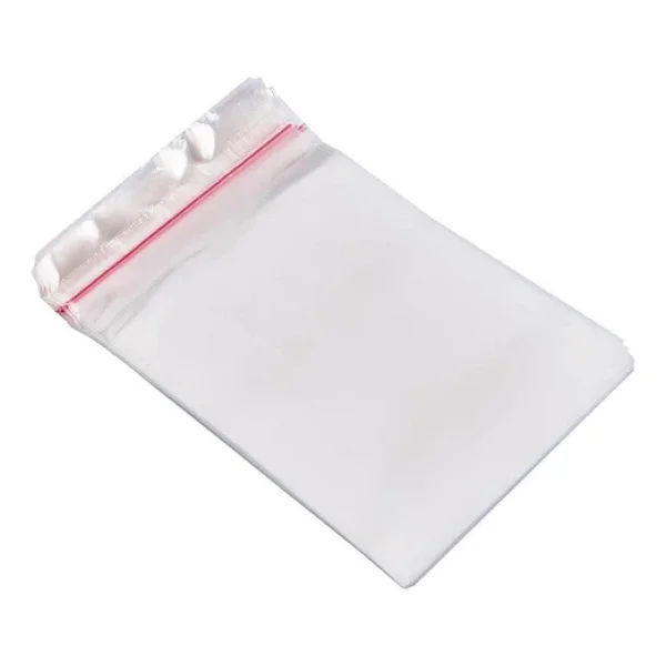 5X10+5 Cm.(5X15) 250 Adet Şeffaf Bantlı Yapışkanlı Opp Poşet - Görsel 3