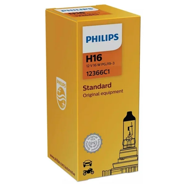 Philips Ampul H16 12V 19W 12366C1 - Görsel 2