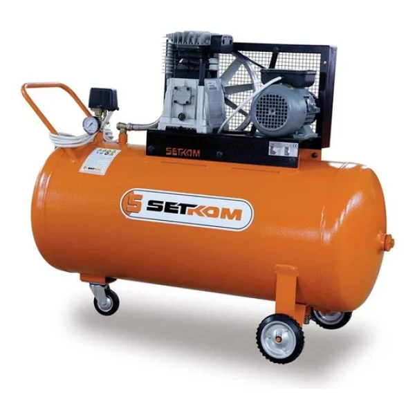 Setkom Pistonlu Kompresör 3 Hp 380V 200LT 8 Bar - Set 30/200-3 - Görsel 3