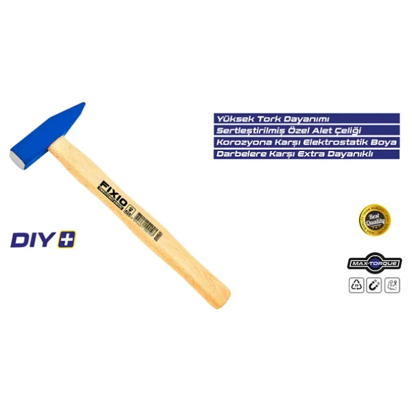 Fixio TC0100 100 gr Tesviyeci Çekiç - Görsel 2