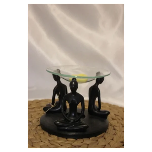 Buhurdanlık Siyah Buhardanlık Şiva Kızlar Cam Yoga - Görsel 6