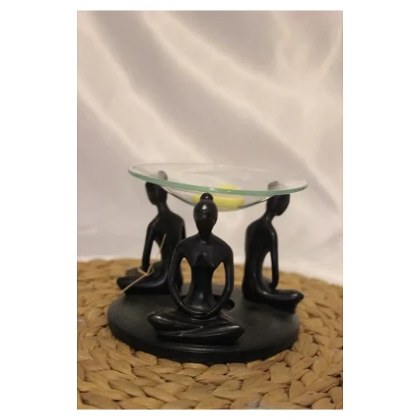 Buhurdanlık Siyah Buhardanlık Şiva Kızlar Cam Yoga - Görsel 8