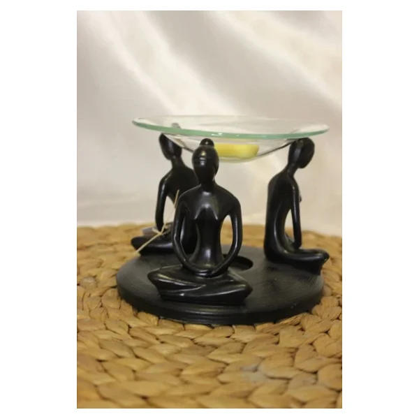 Buhurdanlık Siyah Buhardanlık Şiva Kızlar Cam Yoga - Görsel 3