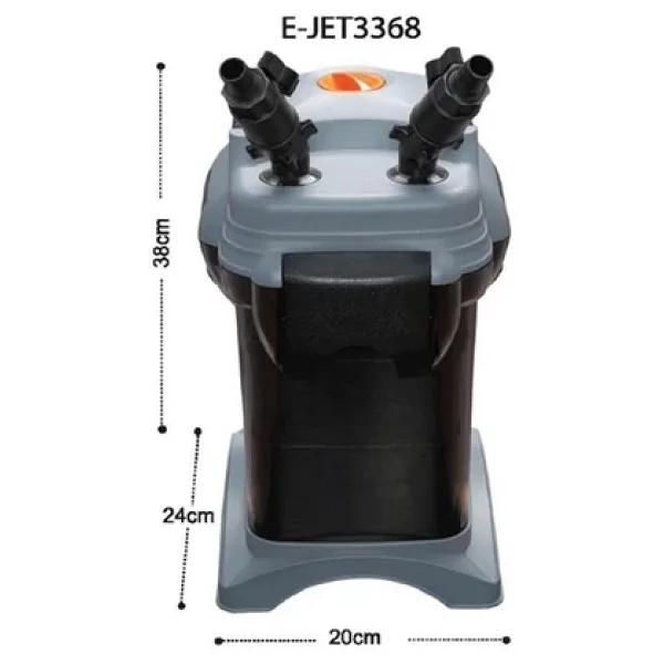 Ejet 3368 1600 lt/h 7.6 W Akvaryum Dış Filtre - Görsel 3