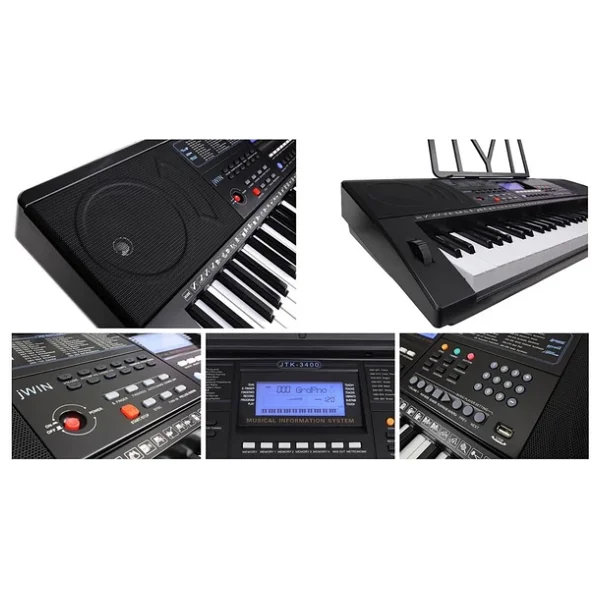 Jwin JTK-3400 61 Tuş Hassasiyetli Elektronik Org - Görsel 5